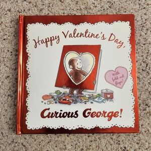 Curious George Valentine's day book